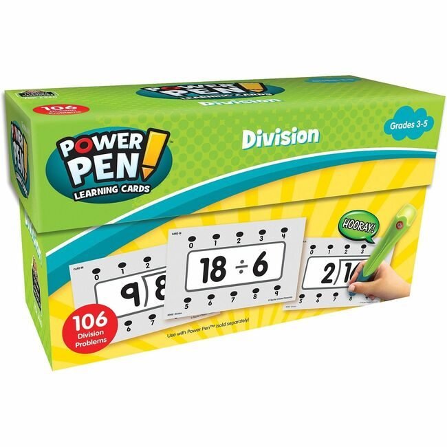 Teacher Created Resources Cards Lrning Division Pwr Pen TCR6460