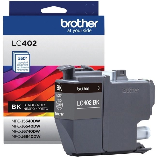 Brother International Crtdg Ink Black Std Yd BRTLC402BKS