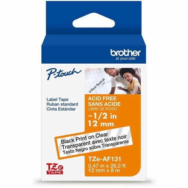 Brother International Tape Label Acid Free BRTTZEAF131G