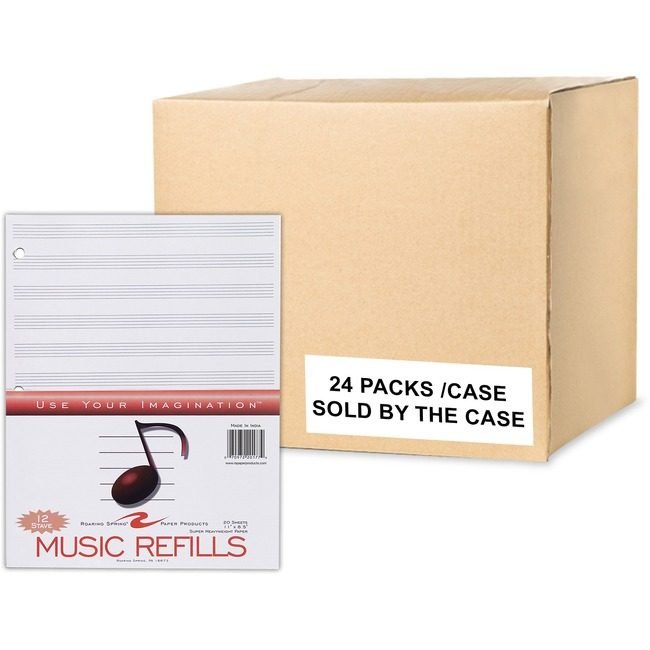 Roaring Spring Paper Products Filler Music Staff ROA20177CS