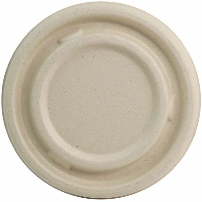 World Centric Lid Fbr 6OZ Natural 1000 WORBOLFB8GNLF