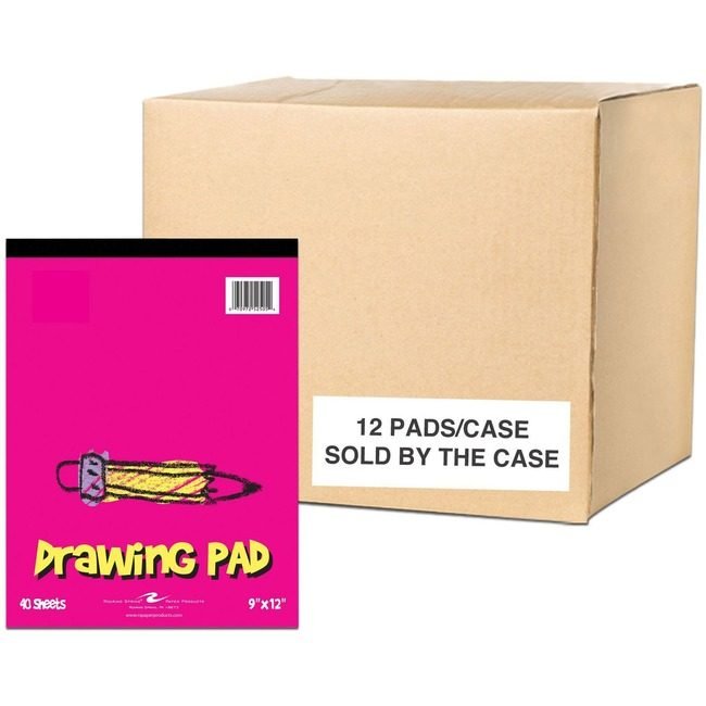 Roaring Spring Paper Products Drawing Pad Kids 9X12 ROA52505CS