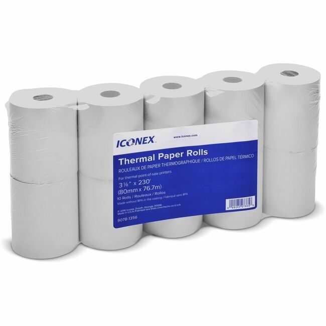Iconex Paper Roll 3.11X230 Thm 10P ICX90781356