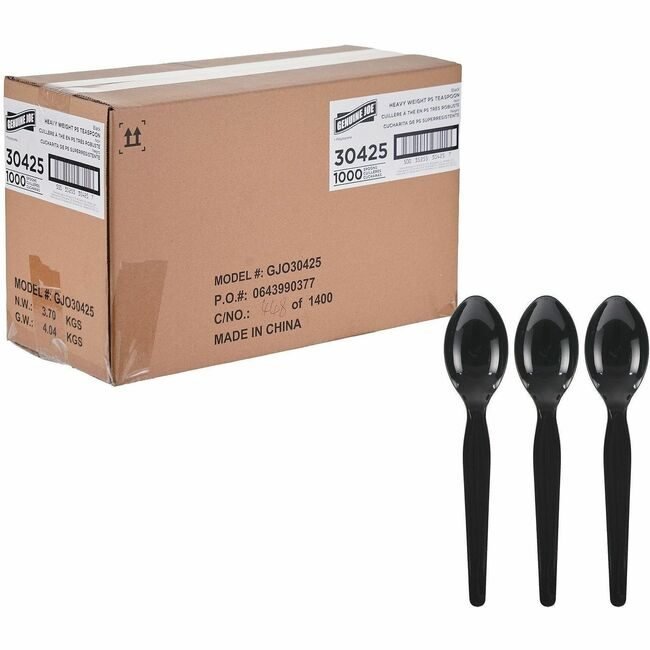 Genuine Joe Spoon Hw Ps Black GJO30425