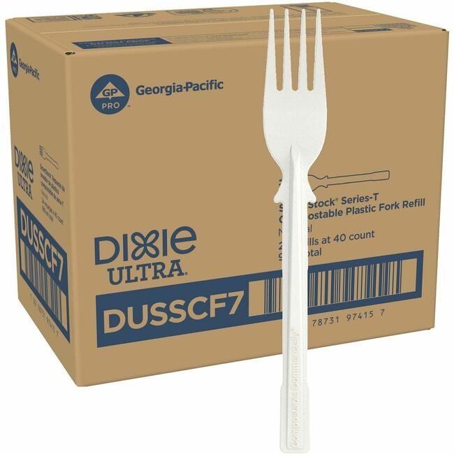 Georgia-Pacific Dixie Cutlery CPLA FK HW 24/40 DXEDUSSCF7