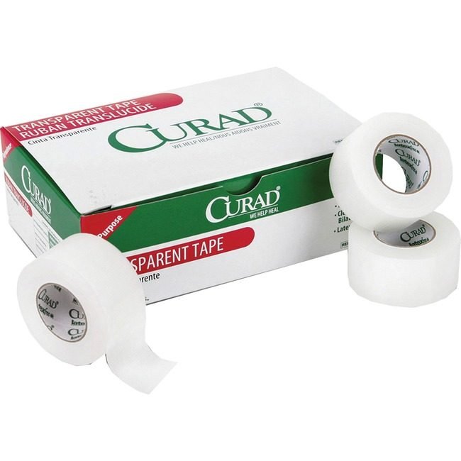 Medline Industries Tape Trans Curad 1"X10YD Lf MIINON270201