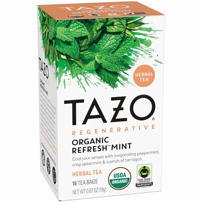 Starbucks Coffee Company Tea Tazo Orgnc Mint 16 BAG TZO00350