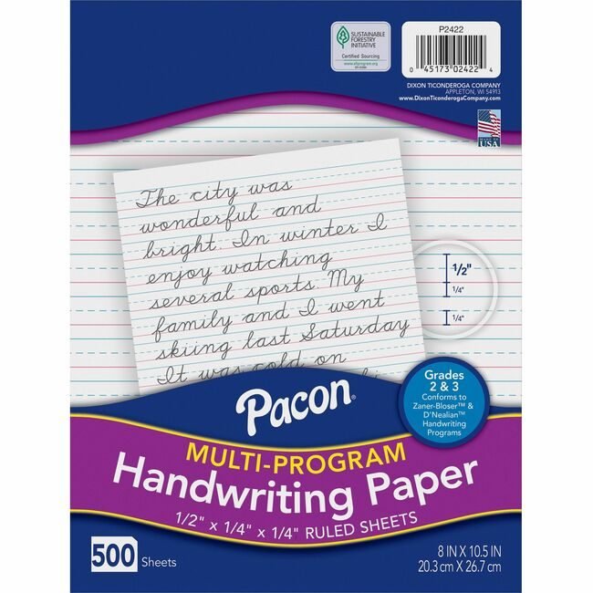 Pacon Corporation Paper Hndwrtng 2ND&3RD GRDE PAC2422