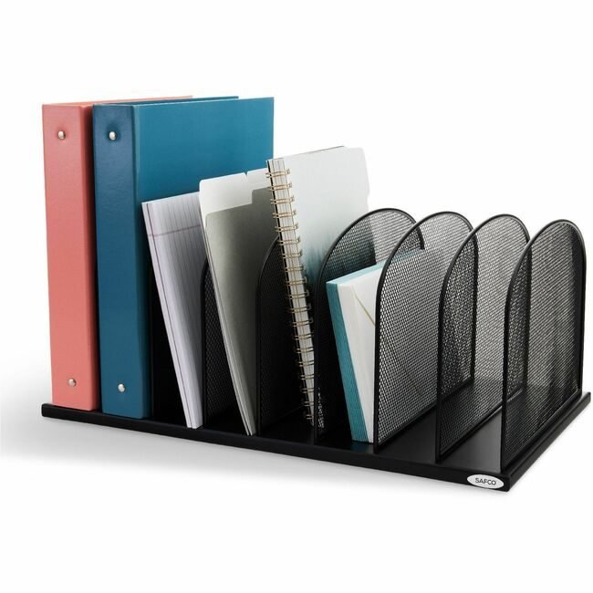 Safco Products Organizer Dsk 8-UPRT Mesh SAF3253BL