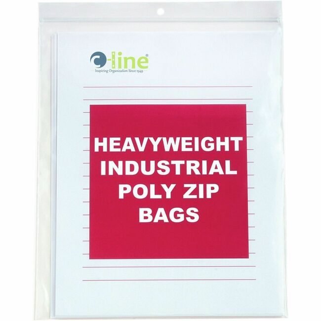 C-Line Products Bags Zip Poly Hvywt 8.5X11 CLI47911
