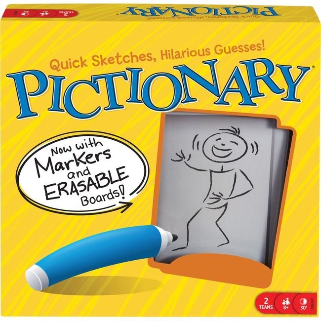 Mattel UNO / Skip-Bo Game Pictionary MTTDKD47