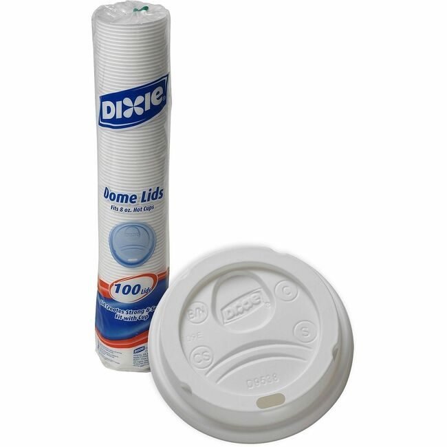 Georgia-Pacific Dixie Lids White DXE9538DX