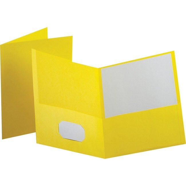 TOPS Products / ACCO legacy Oxford Folder 2-POCKET Letter Yw OXF57509