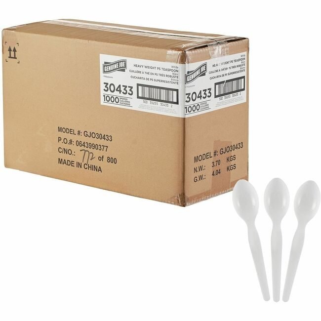 Genuine Joe Spoon Hw Ps White GJO30433