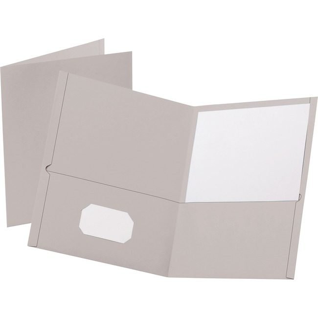 TOPS Products / ACCO legacy Oxford Folder 2-POCKET Letter Gray OXF57505