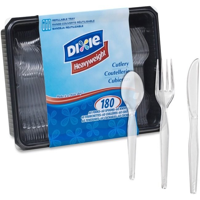Georgia-Pacific Keeper Cutlery Dixie 180PC DXECH0180DX7
