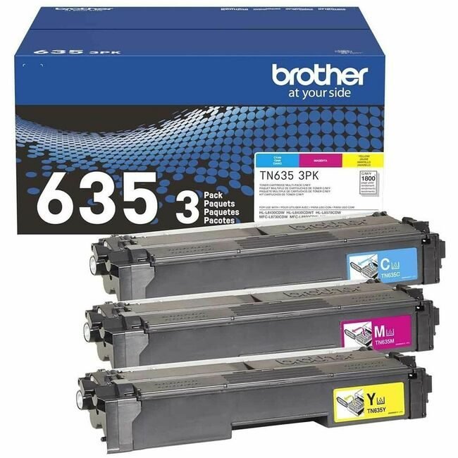 Brother International Toner Standard C M Y 3 Pack BRTTN6353PK