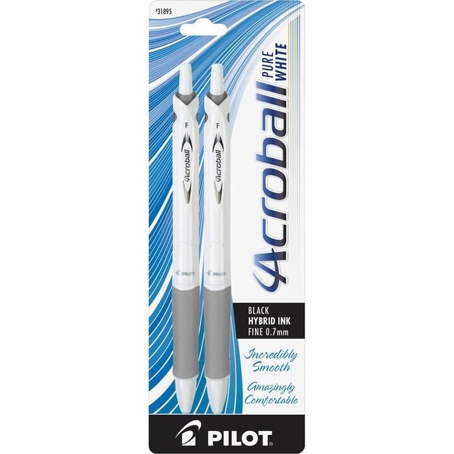 Pilot Corporation of America Pen Acroball Fn Black 2 Pack PIL31895