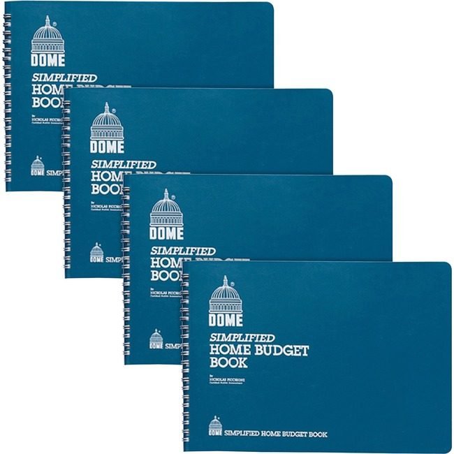 Dome Publishing Book Budget Home 64PG Teal DOM840BD