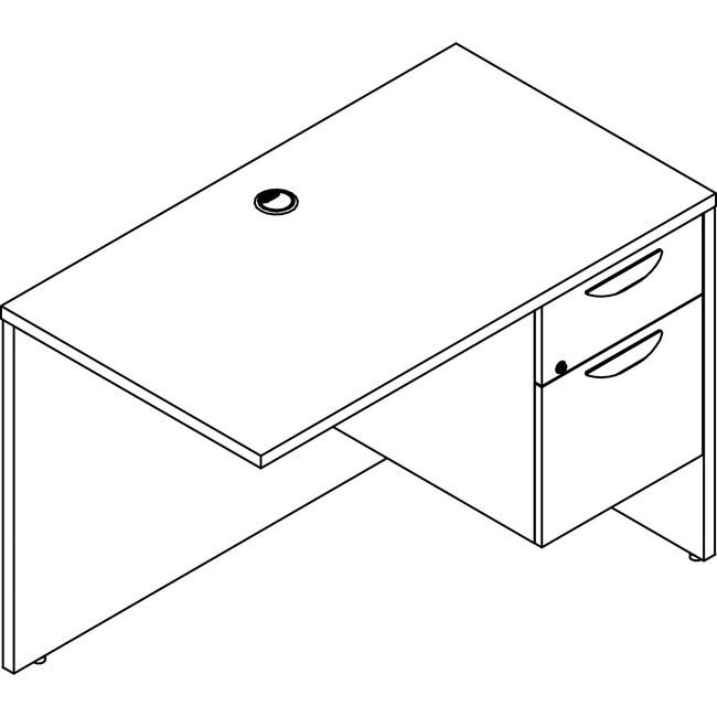 Lorell Return 24X42 Rt 3/4 Ge LLRPR2442QRGE