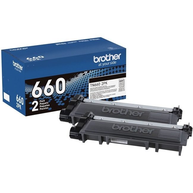 Brother International Crtdg TN660 Black 2 Pack BRTTN6602PK