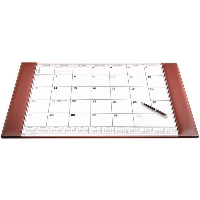 Dacasso Dsk Pad Lthr Cal Insert Bn DACP3250