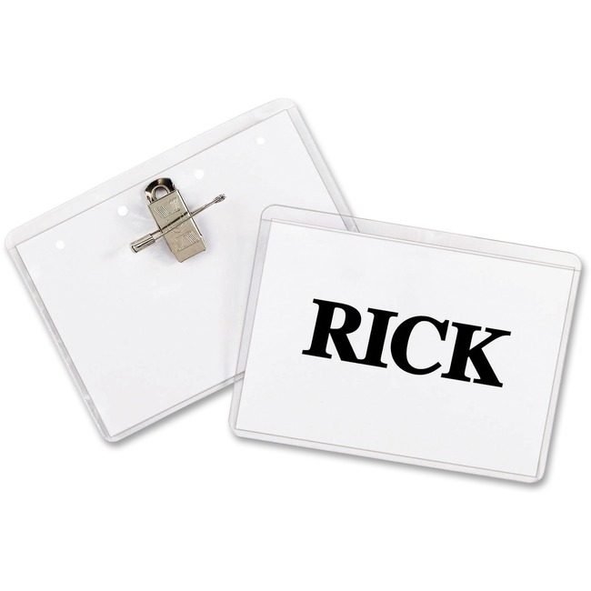 C-Line Products Holder Badge Clip/Pin 4X3 CLI95743