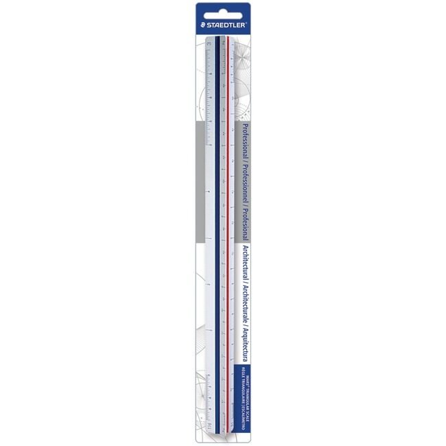 Staedtler Scale Archtctl W/Groves 12" STD98718-31BK