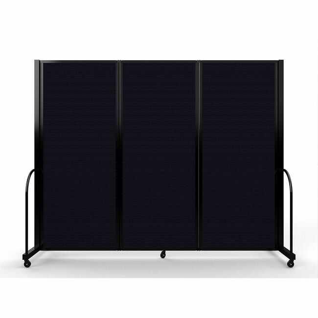 Screenflex Divider 610"HX 87"W Black SCXFSH6103BDX