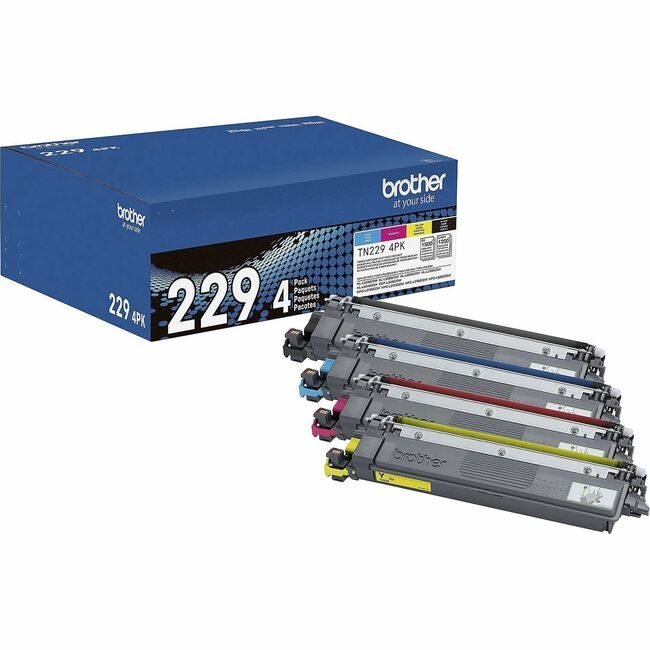 Brother International Toner 4 PK B C M & Y BRTTN2294PK