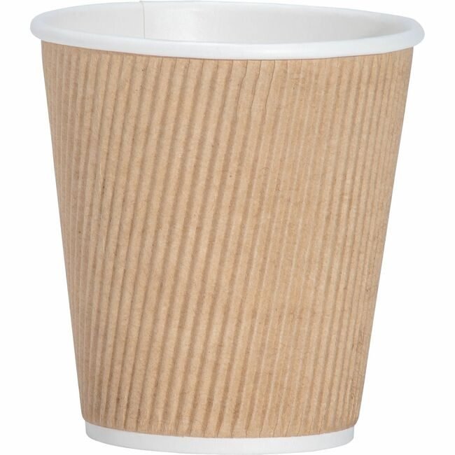 Genuine Joe Cup Ripple Hot 10OZ GJO11256