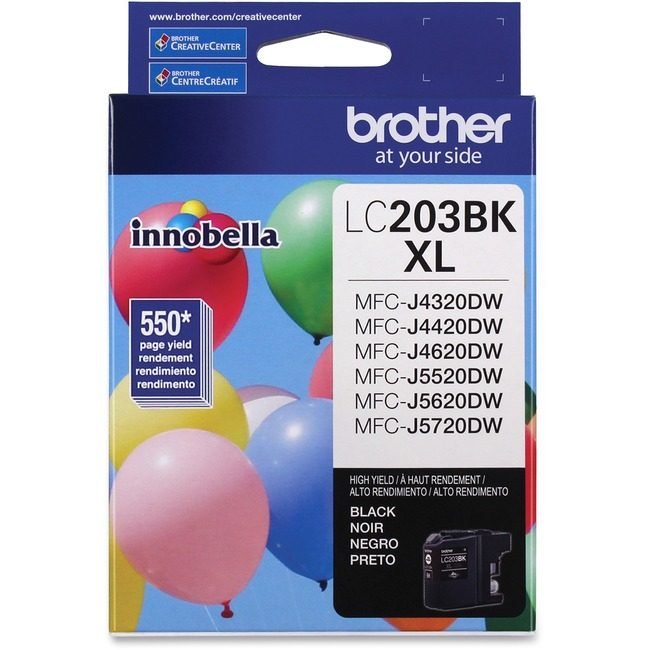 Brother International Crtdg Ink Black Hy BRTLC203BK