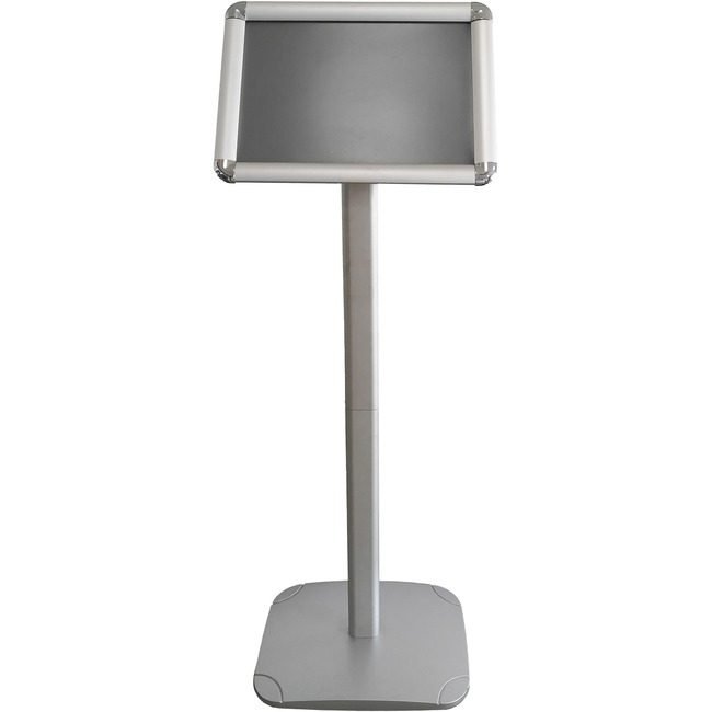 Stewart Superior Seco Sign Floorstand 8.5X11 Slvr SSCDMB8511SV