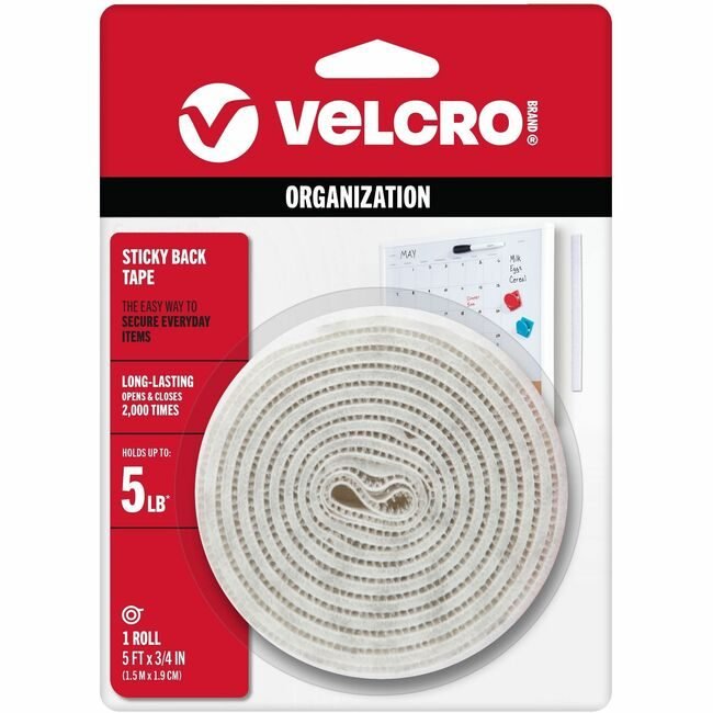Velcro Companies Brand Tape Sticky Back 3/4X5 We VEK90087