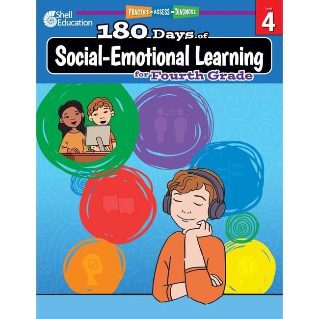 Teacher Created Materials / Shell Education Book 180 DAYS Sel GRADE4 SHL126960