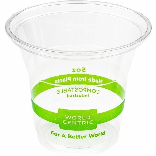 World Centric Cup Pla 5OZ Clear 2000 WORCPCS5