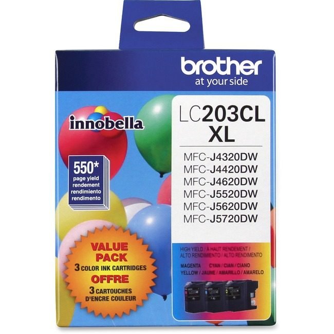 Brother International Crtdg LC203 C M&Y BRTLC2033PKS