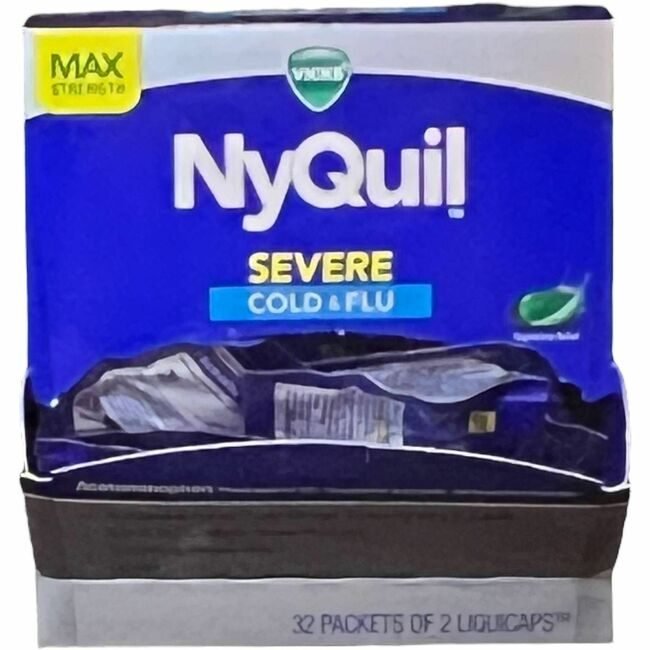 Lil' Drug Store Products Medicine Nyqil Cldflu 32/BX LIL04262
