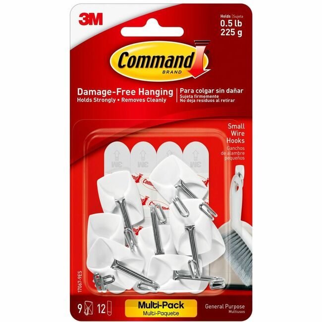 3M Company Hook Command Smallwire 9PC MMM170679ES