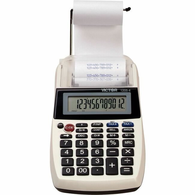 Victor Technology Calc Prt 12DGT Cost/Sl/Mgn VCT1205-4