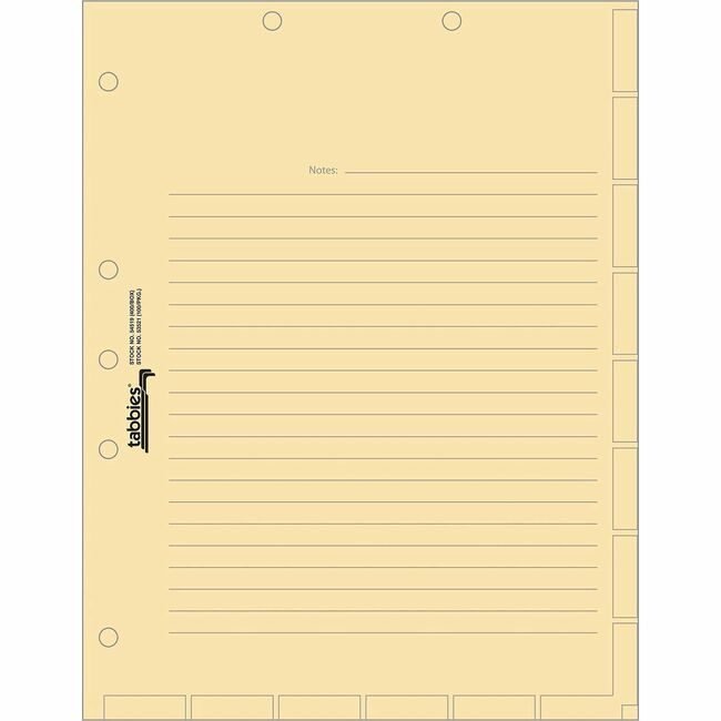 Tabbies Divider Medical Chart Mla TAB54519
