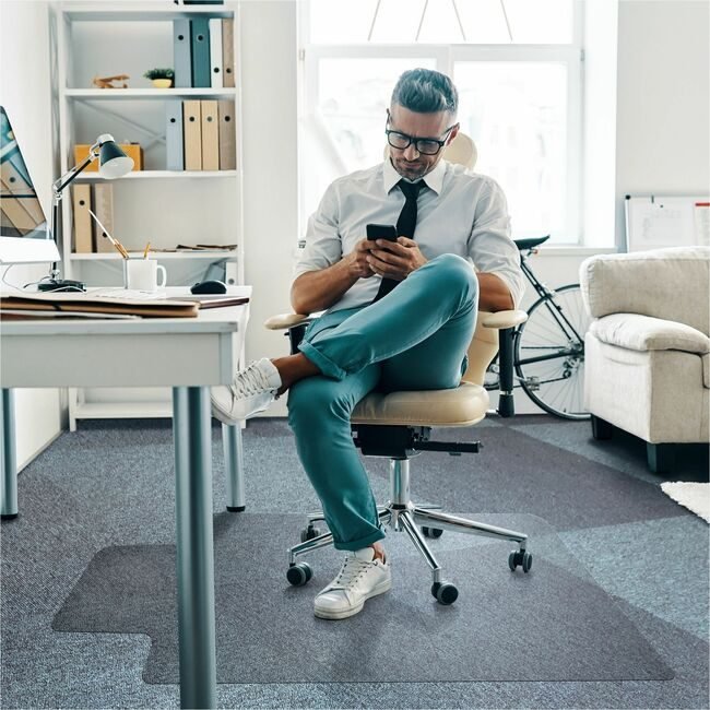 Floortex Chairmat Pc Lip CARPET 35X4 FLRFC118923LR