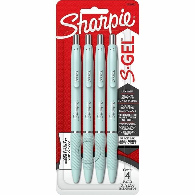 Sharpie / Expo / Prismacolor / Sanford Newell Brands / Sanford Sharpie / Expo / Prismacolor / Pen S-Gel 0.7MM Ocean 4 Count SAN2220962