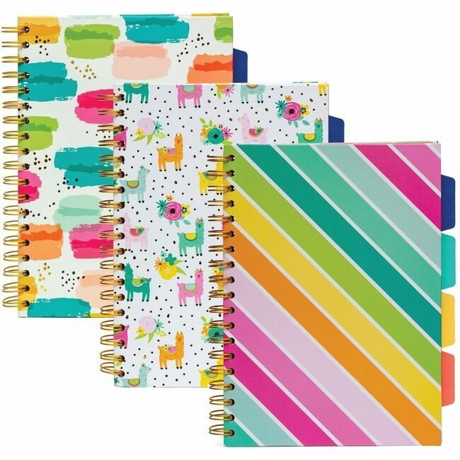 Pukka Pads Pad Notebk 5SUB Rainbw 3 Pack PKP9032CD