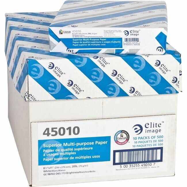 Elite Image Paper Multiprpse 20# 8.5X11 ELI45010