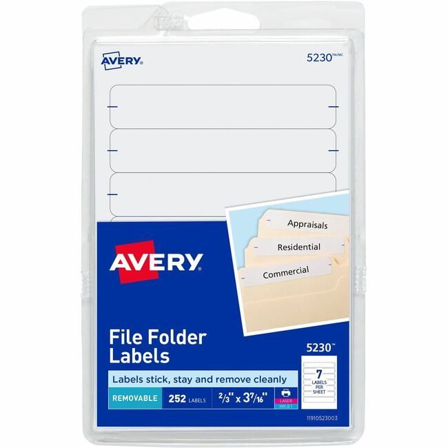 Avery Products Corporation Label Rmv Dot We 7UP AVE05230