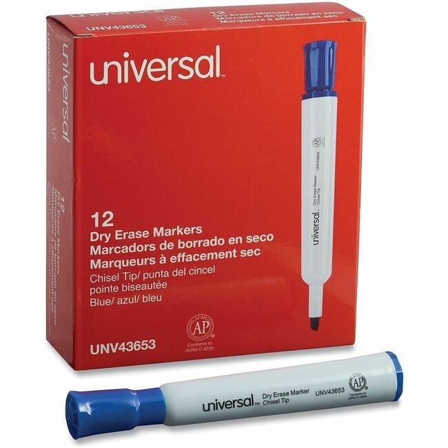 Universal Office Products Marker Dry Erase Chsl Be UNV43653