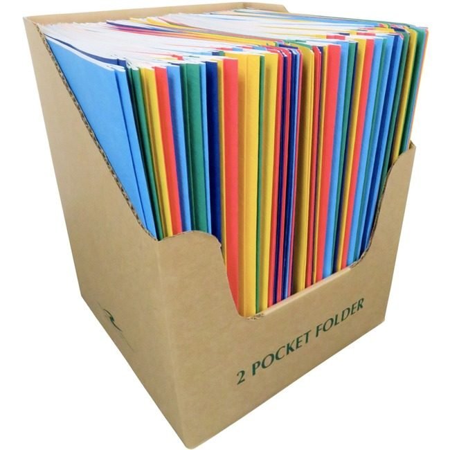 Roaring Spring Paper Products Prong Folders Asstd ROA54200CS