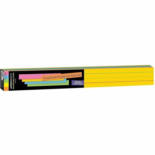 Neenah Paper, Inc. Astrobrights Sentence Stips Assorted WAU91992