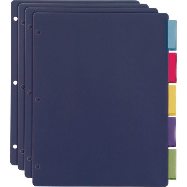 TOPS Products / Cardinal Brands Divider Index 5TB Assorted CRD84018